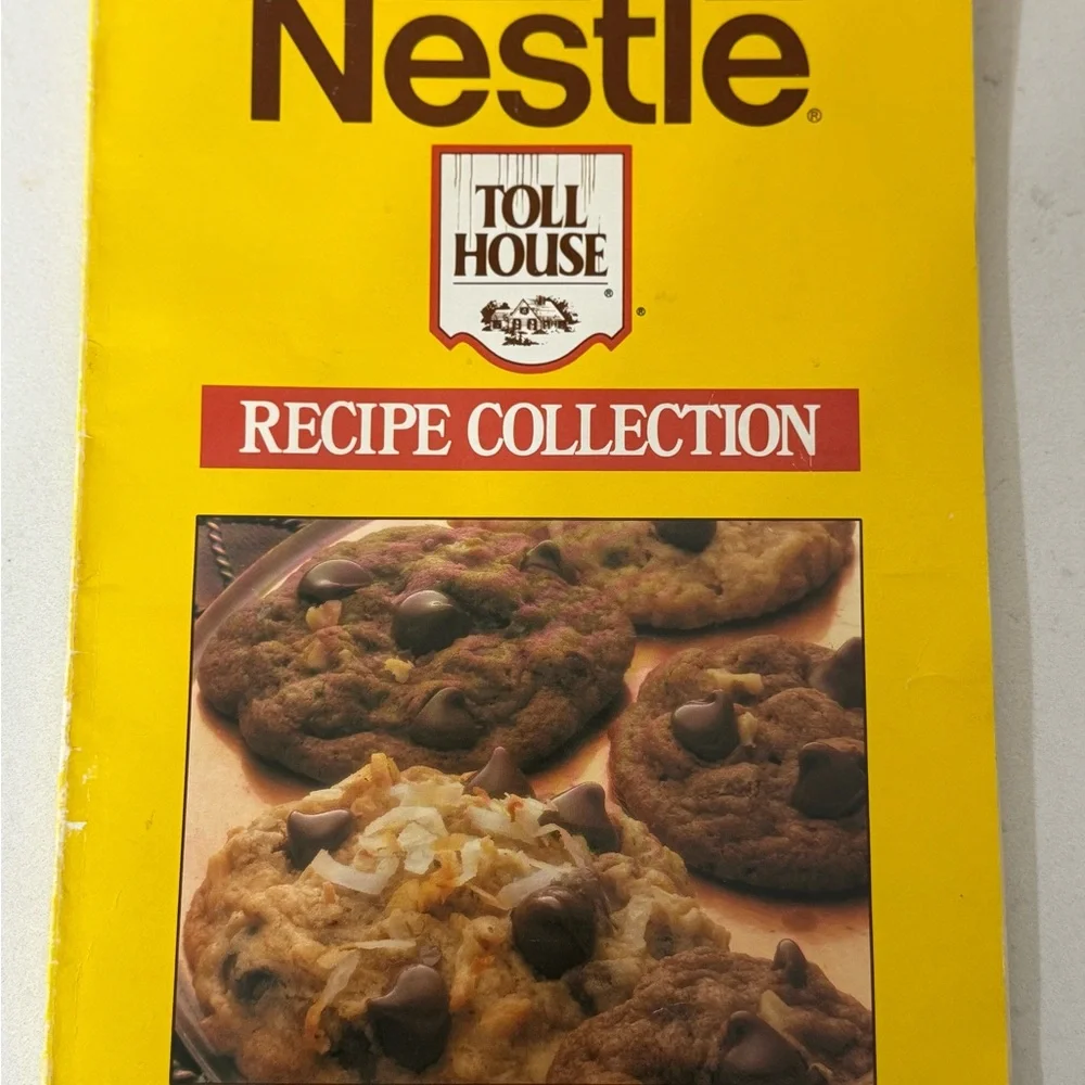 Vintage 1987 Nestle Toll House Recipe Collection Cookbook Recipes Cook Book